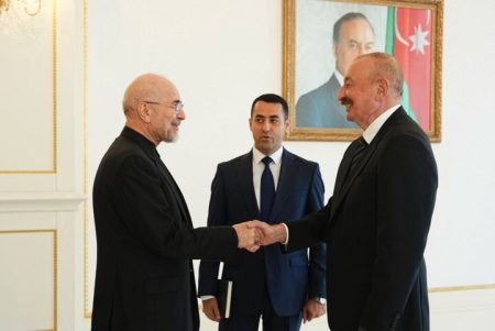 دیدار قالیباف با علی اف رئیس جمهور آذربایجان