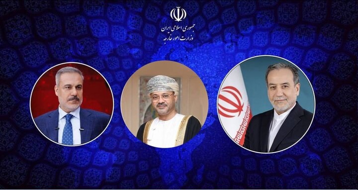 گفت‌وگوی تلفنی عراقچی با وزیران امور خارجه عمان و ترکیه